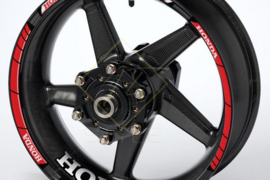 HONDA motociklų ratlankių lipdukai – 20 vnt, pasirinktinė spalva | AEStyle.lt