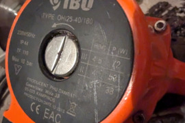 Cirkuliacinis siurblys Ibo Ohi 25-40/180 38-72w 23