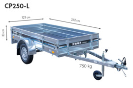 Tiki Treiler CP serijjos priekabos