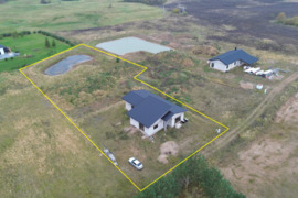 Netoli Rokiškio miesto, ramioje vietoje, parduodamas vieno aukšto nebaigtas statyti gyvenamasis nama