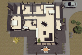 Parduodamas sklypas su pamatais ir projektų