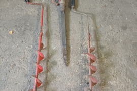 Ledo grąžtai, peikena po 8 eur.