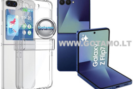 Crystal dėklas nugarėlė Samsung Galaxy Z Flip 7 telefonui