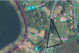 Parduodu rekreacinės paskirties sklypą 200 m iki Alaušo ežero Maneičių km. Utenos raj