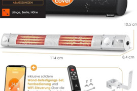 Infroraudonų spindulių  šildytuvas 