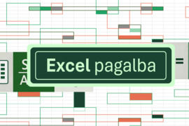 Individualūs, diskretiški Excel mokymai nuotoliniu būdu
