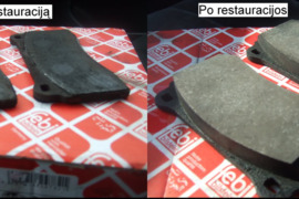 STABDŽIŲ KALADĖLĖS, STABDŽIŲ TRINKELĖS RESTAURAVIMAS