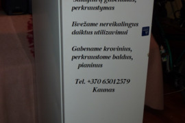 Šaldytuvų pervežimas perkraustymas