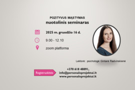 Pozityvus mąstymas - gera savijauta darbe