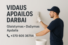 Vidaus apdailos darbai