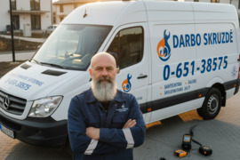 Sertifikuotos santechnikos ir šildymo sistemų paslaugos Lentvaryje