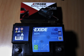 Akumuliatorius Agm Exide 62 Ah 680a-agm-kroviklis, Akumuliatoriai