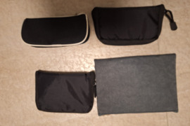 Parduodami krepšiukai, dėklai