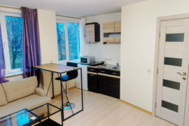 Išnuomojamas jaukus 1 kambario butas Panevėžyje, Aukštaičių g.70. Studijos tipo, šviesus ir suremont