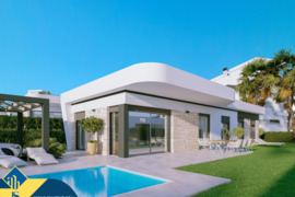 Statoma vila su privačiu baseinu, Alicante provincijoje, Finestrat mieste. 4 kambariai | 137 m² | 2.