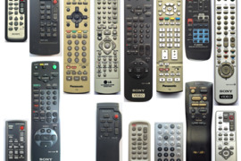 Nuotoliniai pulteliai VHS, video kameros, DVD, TV