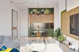 Apartamentas su bendru baseinu, Alicante provincijoje, San Miguel de Salinas mieste. 3 kambariai | 7