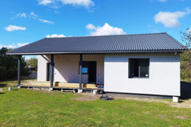  Naujos statybos murinis  namas 80m2 sodo bendrijoje Dituva