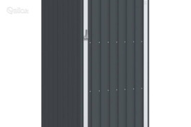 vidaXL Sodo pašiūrė, antracito, 87x98x159cm, galvanizuotas plienas