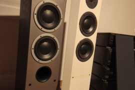 DynAudio facette ir Audience 72  Kolonėlės, garsiakalbiai