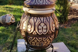 Tandoor ATTIKA 85L | Aukščiausios kokybės šamotinė kepsninė