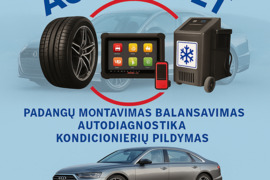 Padangų montavimas-balansavimas