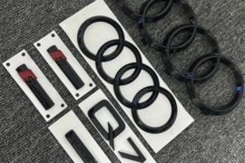 Audi emblemos sline ziedai led