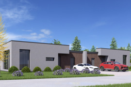 Naujos statybos A++ klasės dvibutis Šilalėje – kokybė, komfortas ir gamtos artumas