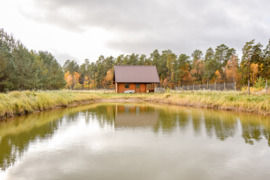 Rąstinis namas – pirtis netoli Panevėžio m.