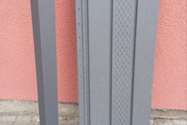 Plieninis Sofitas, 355/310x2000mm, Ral7016. Kampai 6x6x2.50 cm