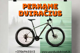 Perkame dviračius, dviračių supirkimas