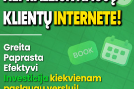 Svetainių kūrimas su rezervacijų sistema