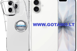Skin silikoninis dėklas 2MM storio Apple iPhone 17 telefonui