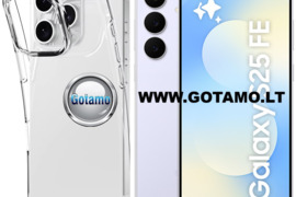 Skin silikoninis dėklas 2MM storio Samsung Galaxy S25 FE telefonui