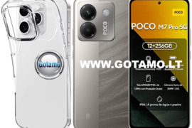 Skin silikoninis dėklas 2MM storio Xiaomi Poco M7 Pro 5G telefonui