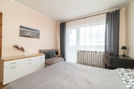 Paukščio takas Su panorama į miestą iš aukštai 2 k. butas parai, savaitei, mėnesiui