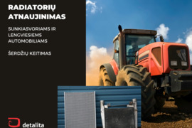 Žemės ūkio technikos aušinimo radiatorių remontas ir atnaujinimas Detalita.lt