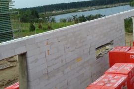 Mūro darbai sąramų betonavimas 