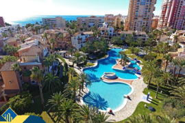 Penthouse apartamentas su bendru baseinu, Alicante provincijoje, Torrevieja mieste, Playa de los Loc