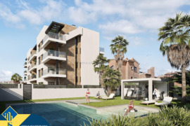 Statomi apartamentai, Alicante provincijoje, Torrevieja mieste, Playa de los Locos rajone. 3 kambari