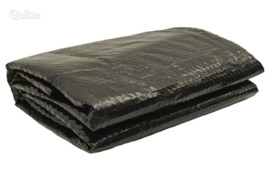 vidaXL Baseino uždangalas, juodos spalvos, 488cm, PE