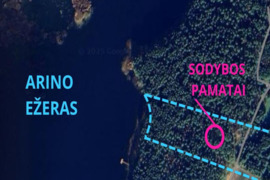 Parduodamas išskirtinis 6ha sklypas prie Arino ežero: pušyne, su namo pamatais, Molėtų rajone!