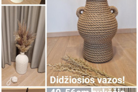 Didžiosios vazos, dydis 40-56 cm. Kainos 99-130€ Galima ir nuoma!