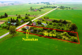 Parduodamas namas su ūkiniais pastatais ir erdviu 36 arų kiemu, Kėdainių raj., Runeikių k. Rikliškių