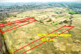 Parduodamas 62,5 a sklypas šalia Kauno marių, besiribojantis su mišku, Grabučiškėse, Lauko g., Kaiši