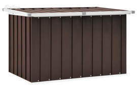 vidaXL Sodo daiktadėžė, ruda, 109x67x65 cm