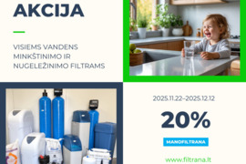 Vandens filtrai pigiau