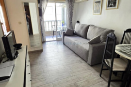 Apartamentas su terasa, Alicante provincijoje, Torrevieja mieste, Playa del Cura rajone. 2 kambariai