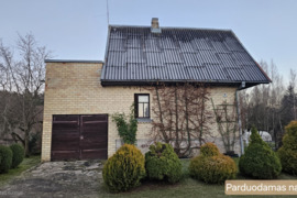 101 m² mūrinis namas su garažu ir rūsiu Linartuose, 7 a sklypas, Kurtuvėnų regioninis parkas.