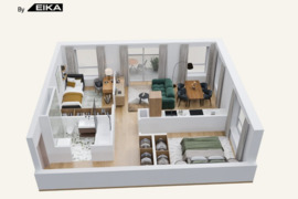 Vilnius, Pašilaičiai, Medeinos g., 3 kambarių butas